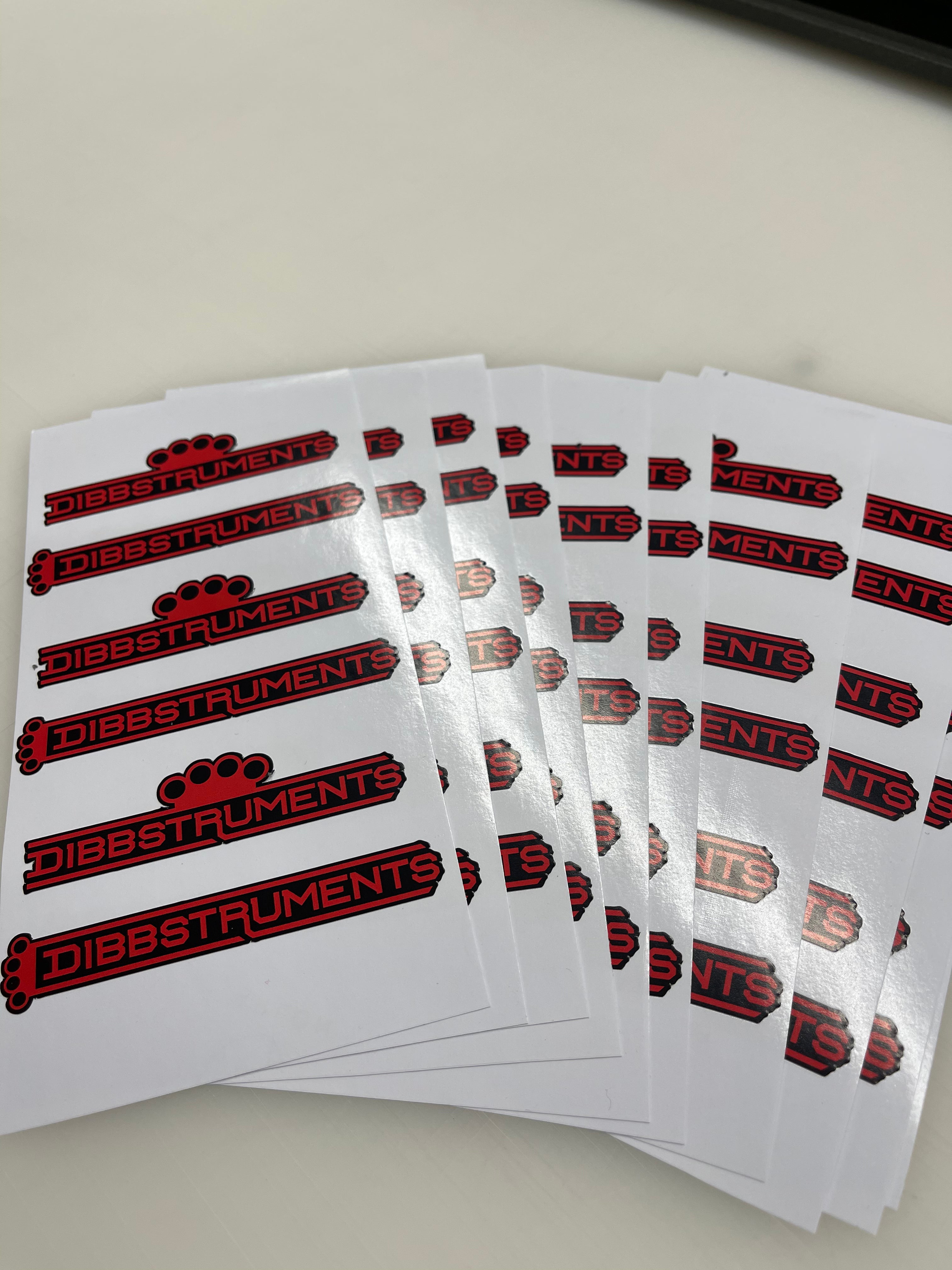 KISS CUT STICKERS *Permanent*