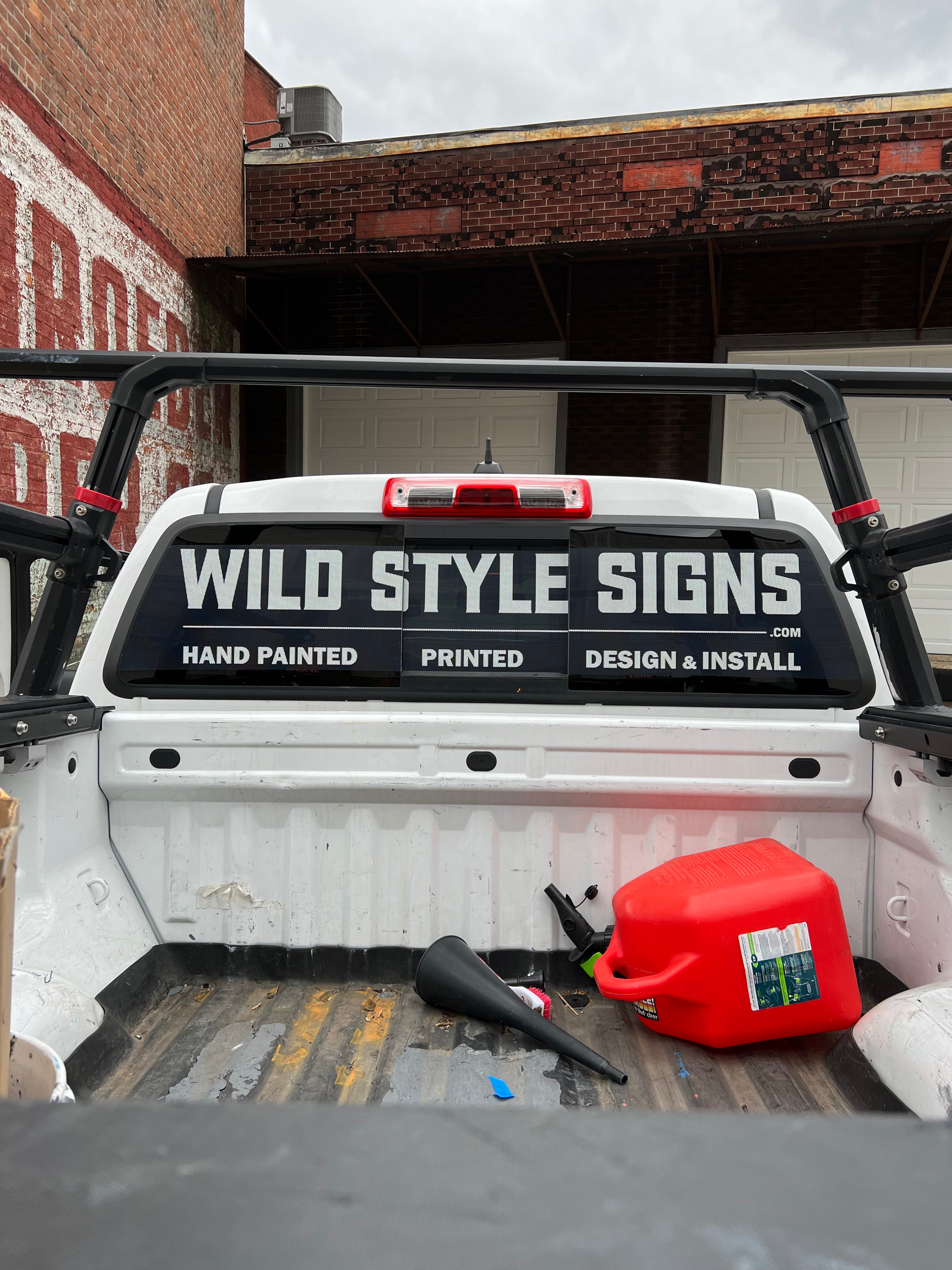 Perforated Window Graphic Material