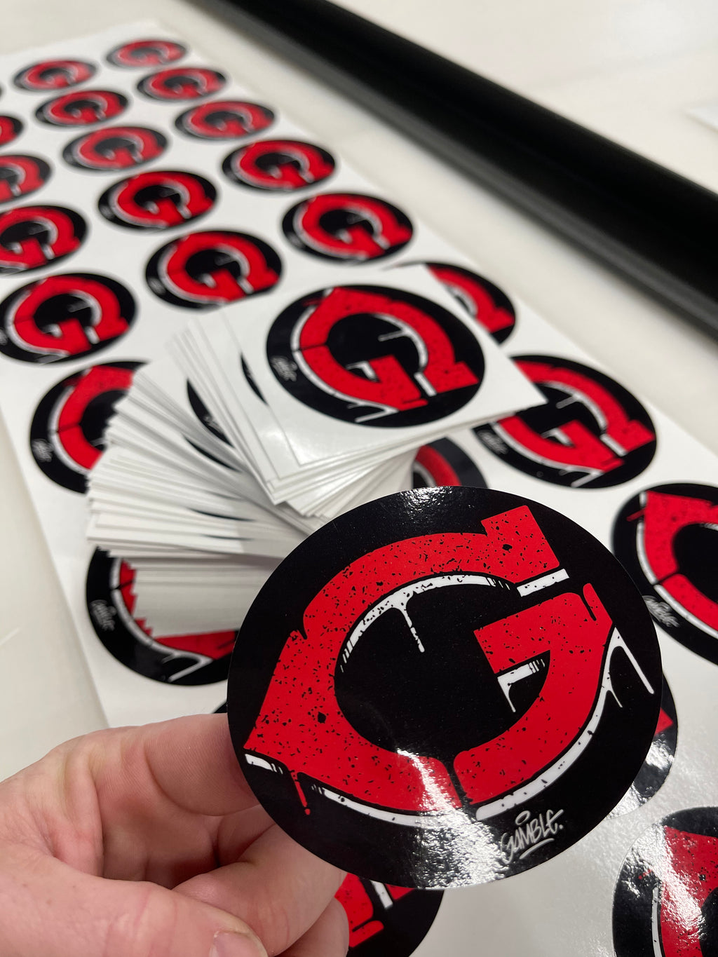 KISS CUT STICKERS *Permanent*