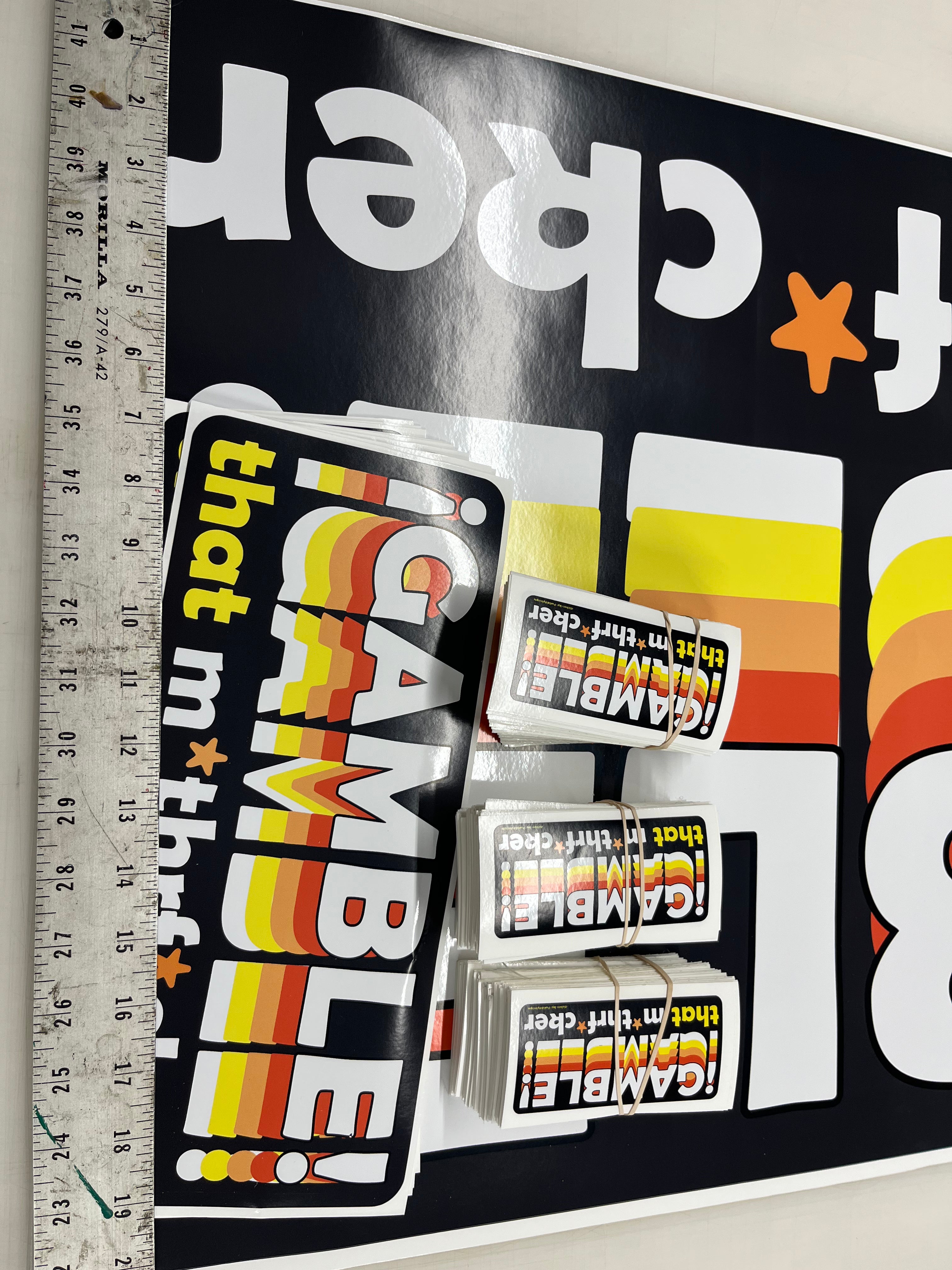 KISS CUT STICKERS *Permanent*