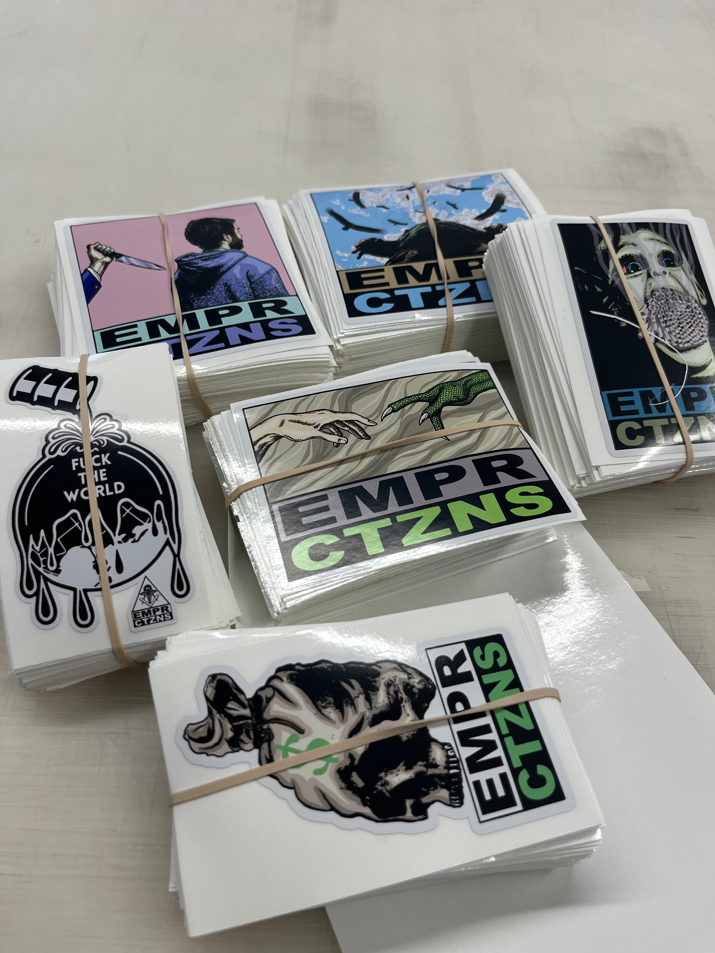 KISS CUT STICKERS *Permanent*