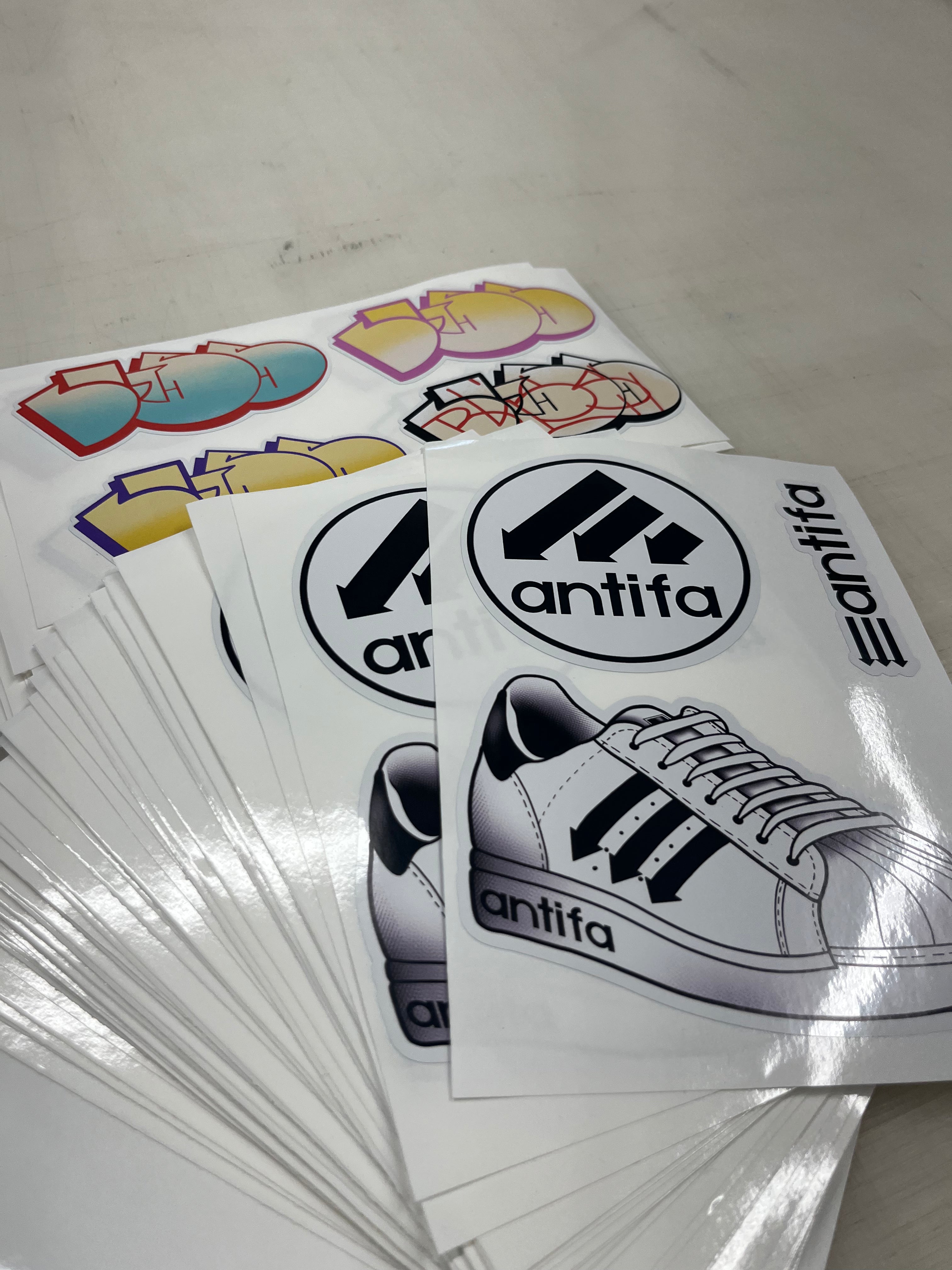 KISS CUT STICKERS *Permanent*