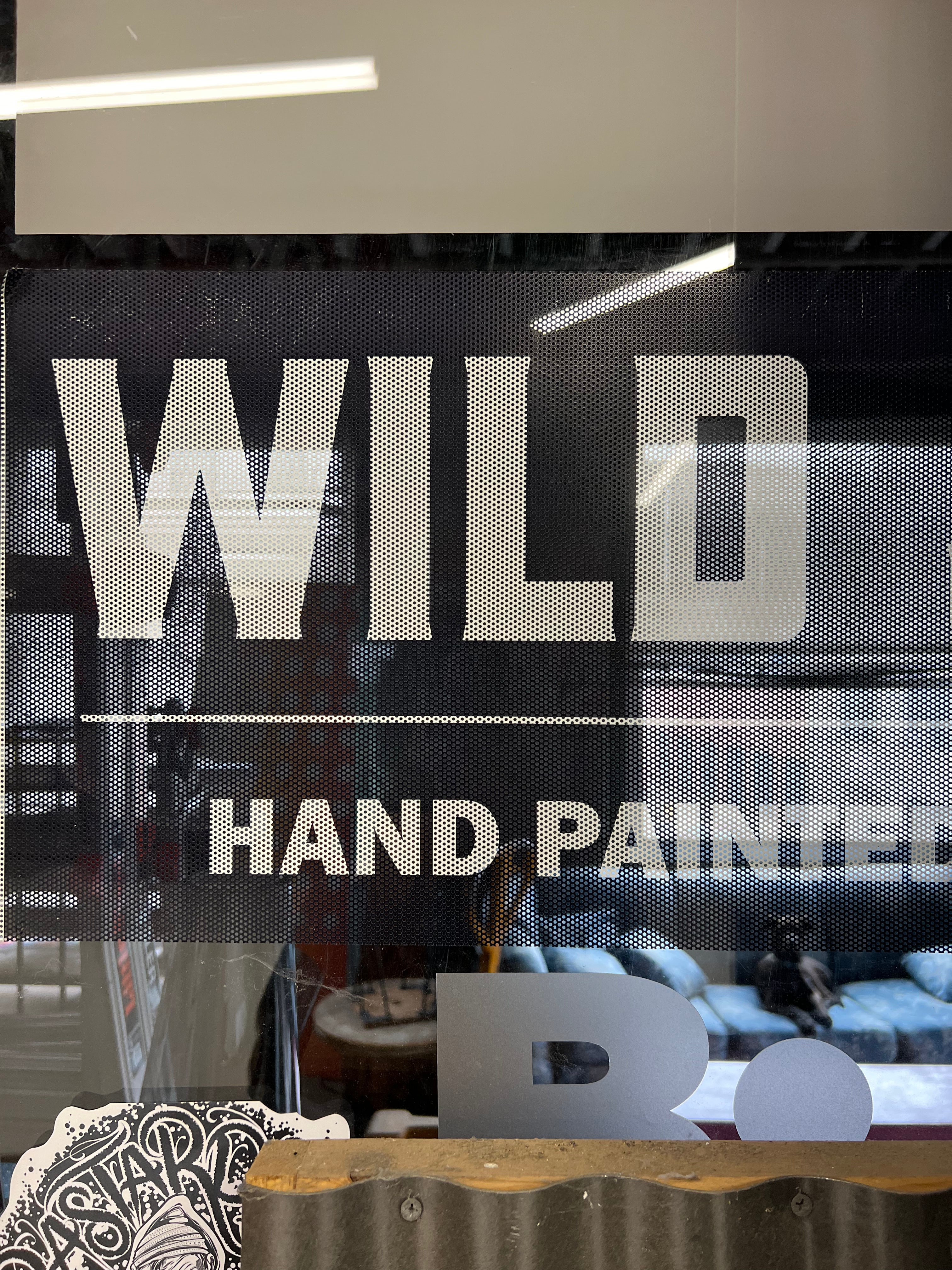 Perforated Window Graphic Material