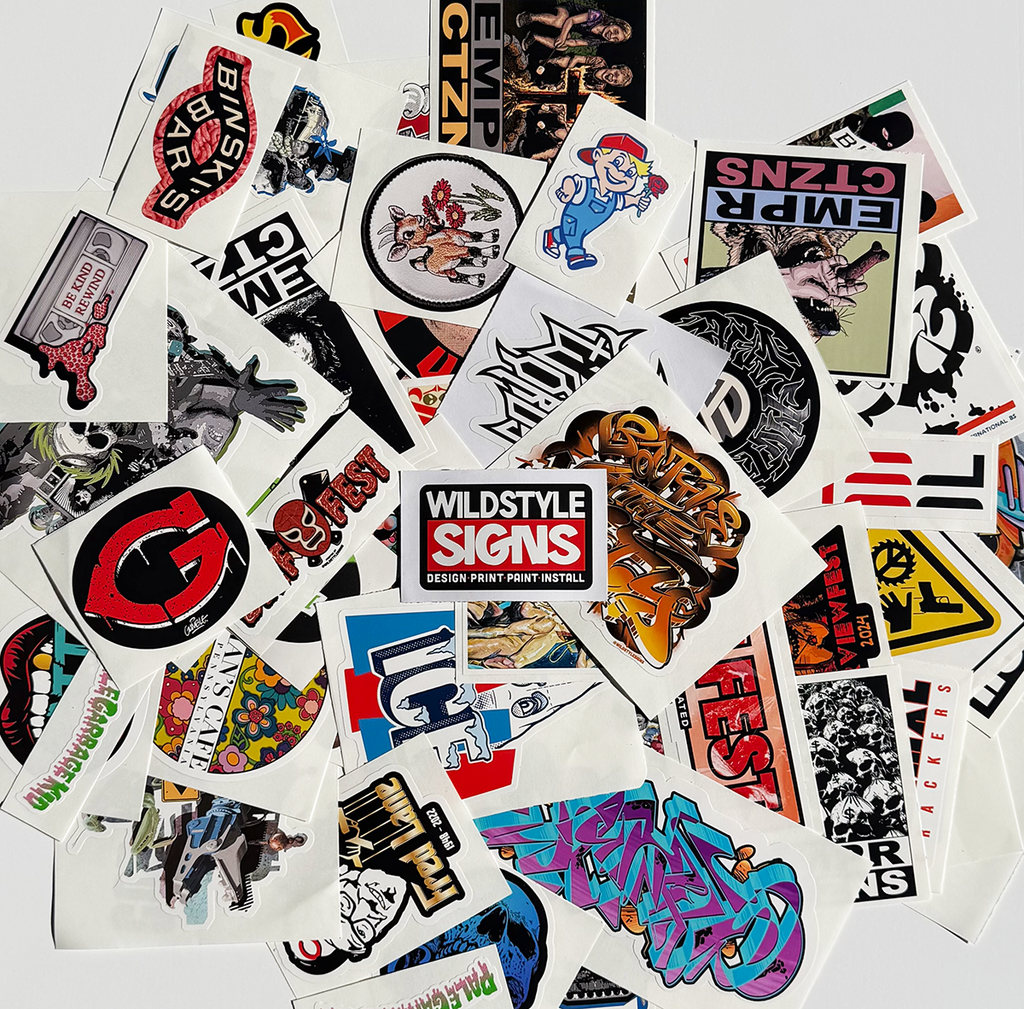 KISS CUT STICKERS *Permanent*
