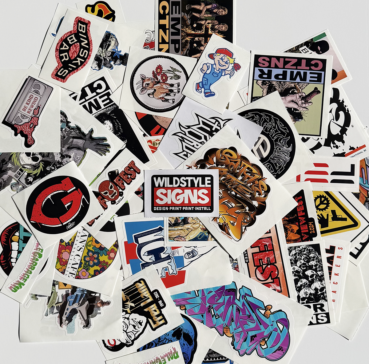 KISS CUT STICKERS *Permanent*