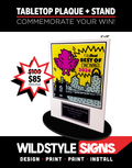 "Best Of" Award Display — 8" x 10" Acrylic Desk Stand